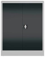 ClassiX Stahlschrank X-530318 anthrazit, lichtgrau 2 Fachböden 80,0 x 38,0 x 100,0 cm, aufgebaut, 1 St.