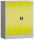 ClassiX Stahlschrank X-530316 zinkgelb, lichtgrau 2 Fachböden 80,0 x 38,0 x 100,0 cm, aufgebaut, 1 St.