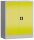 ClassiX Stahlschrank X-530316 zinkgelb, lichtgrau 2 Fachböden 80,0 x 38,0 x 100,0 cm, aufgebaut, 1 St.