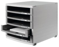 HAN Schubladenbox Contur  dunkelgrau 1505-0-19D, DIN B4...