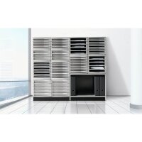 HAN Schubladenbox Contur  dunkelgrau 1510-0-19D, DIN B4 mit 10 Schubladen, 1 St.