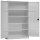 ClassiX Stahlschrank X-530370 lichtgrau 4 Fachböden 120,0 x 42,0 x 194,5 cm, aufgebaut, 1 St.