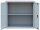 LÜLLMANN Stahlschrank 530300 lichtgrau 1 Fachboden 80,0 x 38,3 x 75,0 cm, aufgebaut, 1 St.