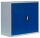LÜLLMANN Stahlschrank 530301 enzianblau, lichtgrau 1 Fachboden 80,0 x 38,3 x 75,0 cm, aufgebaut, 1 St.