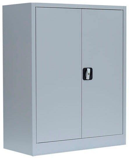 LÜLLMANN Stahlschrank 530310 lichtgrau 2 Fachböden 80,0 x 38,3 x 100,0 cm, aufgebaut, 1 St.