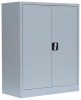 LÜLLMANN Stahlschrank 530310 lichtgrau 2 Fachböden 80,0 x 38,3 x 100,0 cm, aufgebaut, 1 St.
