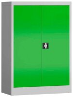 ClassiX Stahlschrank X-530325 lichtgrau, gelbgrün 2...