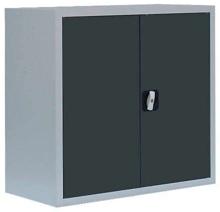 LÜLLMANN Stahlschrank 530308 anthrazit, lichtgrau 1 Fachboden 80,0 x 38,3 x 75,0 cm, aufgebaut, 1 St.