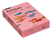 Rainbow Kopierpapier COLOURED PAPER rosa DIN A4 80 g/qm...