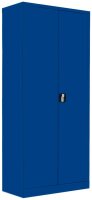 LÜLLMANN Stahlschrank 530333 enzianblau 4 Fachböden 80,0 x 38,3 x 180,0 cm, aufgebaut, 1 St.