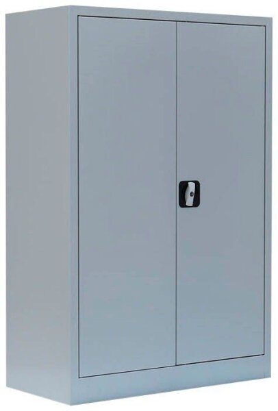 LÜLLMANN Stahlschrank 530320 lichtgrau 2 Fachböden 92,5 x 42,2 x 120,0 cm, aufgebaut, 1 St.