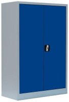 LÜLLMANN Stahlschrank 530321 enzianblau, lichtgrau 2...