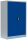 LÜLLMANN Stahlschrank 530321 enzianblau, lichtgrau 2 Fachböden 92,5 x 42,2 x 120,0 cm, aufgebaut, 1 St.