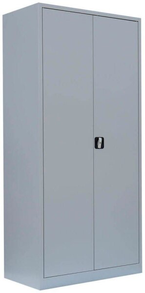 LÜLLMANN Stahlschrank 530350 lichtgrau 4 Fachböden 92,5 x 50,0 x 195,0 cm, aufgebaut, 1 St.