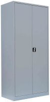 LÜLLMANN Stahlschrank 530350 lichtgrau 4 Fachböden 92,5 x 50,0 x 195,0 cm, aufgebaut, 1 St.