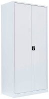 LÜLLMANN Stahlschrank 530347 signalweiß 4 Fachböden 92,5 x 42,2 x 195,0 cm, aufgebaut, 1 St.