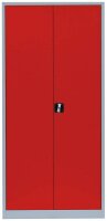 LÜLLMANN Stahlschrank 530354 feuerrot, lichtgrau 4...