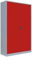 LÜLLMANN Stahlschrank 530374 feuerrot, lichtgrau 4...