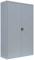 LÜLLMANN Stahlschrank 530380 lichtgrau 4 Fachböden 120,0 x 60,0 x 195,0 cm, aufgebaut, 1 St.