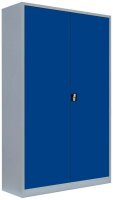 LÜLLMANN Stahlschrank 530381 enzianblau, lichtgrau 4...