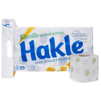 Hakle Toilettenpapier Kamille 3-lagig, 8 Rollen  ( 382574 )