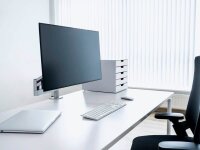 DURABLE Monitor-Halterung 508323 silber für 1 Monitor, Tischklemme