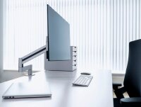 DURABLE Monitor-Halterung 508323 silber für 1 Monitor, Tischklemme