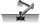 DURABLE Monitor-Halterung 508323 silber für 1 Monitor, Tischklemme