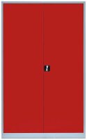 LÜLLMANN Stahlschrank 530384 feuerrot, lichtgrau 4...
