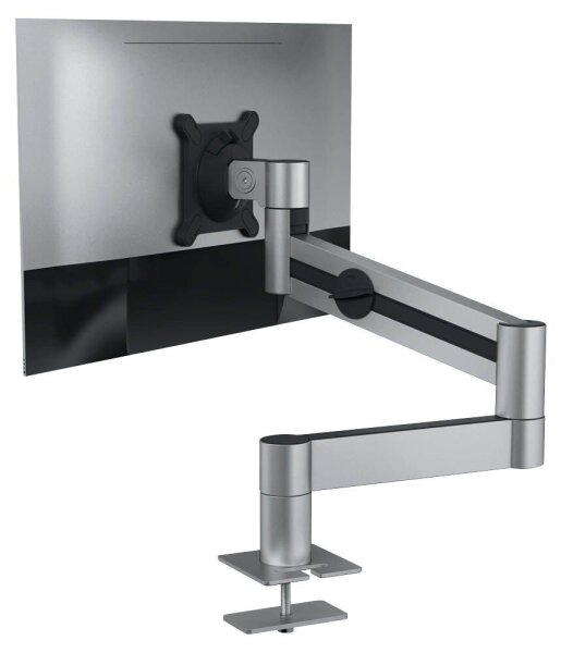 DURABLE Monitor-Halterung 508423 silber für 1 Monitor, Tischbohrung