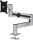 DURABLE Monitor-Halterung 508423 silber für 1 Monitor, Tischbohrung