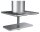 DURABLE Monitor-Halterung 508423 silber für 1 Monitor, Tischbohrung