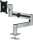 DURABLE Monitor-Halterung 508423 silber für 1 Monitor, Tischbohrung