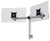 DURABLE Monitor-Halterung 508523 silber für 2...