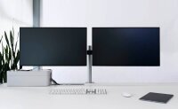 DURABLE Monitor-Halterung 508523 silber für 2 Monitore, Tischklemme