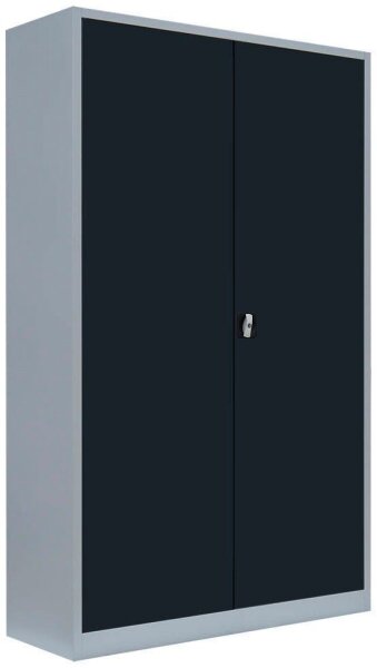 LÜLLMANN Stahlschrank 530388 anthrazit, lichtgrau 4 Fachböden 120,0 x 60,0 x 195,0 cm, aufgebaut, 1 St.