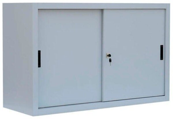 LÜLLMANN Schiebetürenschrank, 550120 lichtgrau 1 Fachboden 120,0 x 45,0 x 75,0 cm