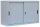 LÜLLMANN Schiebetürenschrank, 550120 lichtgrau 1 Fachboden 120,0 x 45,0 x 75,0 cm