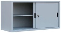 LÜLLMANN Schiebetürenschrank, 550130 lichtgrau 1 Fachboden 160,0 x 45,0 x 75,0 cm
