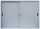 LÜLLMANN Schiebetürenschrank, 550150 lichtgrau 2 Fachböden 160,0 x 45,0 x 109,0 cm