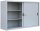 LÜLLMANN Schiebetürenschrank, 550150 lichtgrau 2 Fachböden 160,0 x 45,0 x 109,0 cm