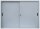 LÜLLMANN Schiebetürenschrank, 550150 lichtgrau 2 Fachböden 160,0 x 45,0 x 109,0 cm