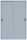 LÜLLMANN Schiebetürenschrank, 550160 lichtgrau 4 Fachböden 120,0 x 45,0 x 195,0 cm