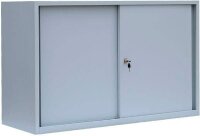 ClassiX Schiebetürenschrank, X-550125 lichtgrau 1 Fachboden 120,0 x 45,0 x 75,0 cm