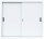 LÜLLMANN Schiebetürenschrank, 550147 signalweiß 2 Fachböden 120,0 x 45,0 x 109,0 cm
