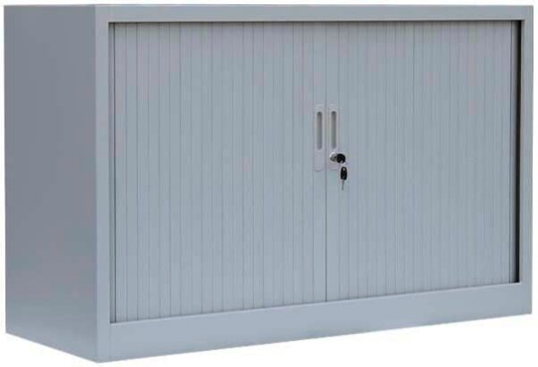 LÜLLMANN Schiebetürenschrank, 555120 lichtgrau 1 Fachboden 120,0 x 45,7 x 75,0 cm