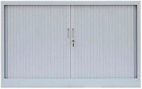 LÜLLMANN Schiebetürenschrank, 555120 lichtgrau 1 Fachboden 120,0 x 45,7 x 75,0 cm