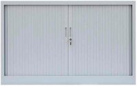 LÜLLMANN Schiebetürenschrank, 555120 lichtgrau 1 Fachboden 120,0 x 45,7 x 75,0 cm