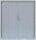 LÜLLMANN Schiebetürenschrank, 555140 lichtgrau 2 Fachböden 120,0 x 45,7 x 135,0 cm