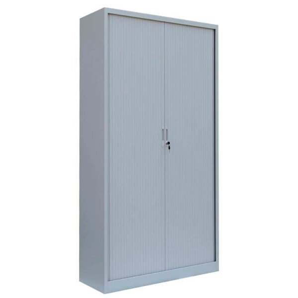 LÜLLMANN Schiebetürenschrank, 555150 lichtgrau 4 Fachböden 100,0 x 45,7 x 195,0 cm